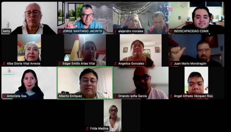 Finalmente, la Coordinación de Servicios Parlamentarios del Congreso local explicó los aspectos relevantes para el correcto funcionamiento del Parlamento de las Personas con Discapacidad 2025. FOTO: Especial