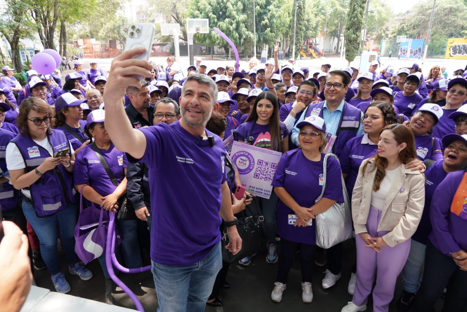 Tabe arranca los «viernes violeta» en Miguel Hidalgo Tabe arranca los «viernes violeta» en Miguel Hidalgo