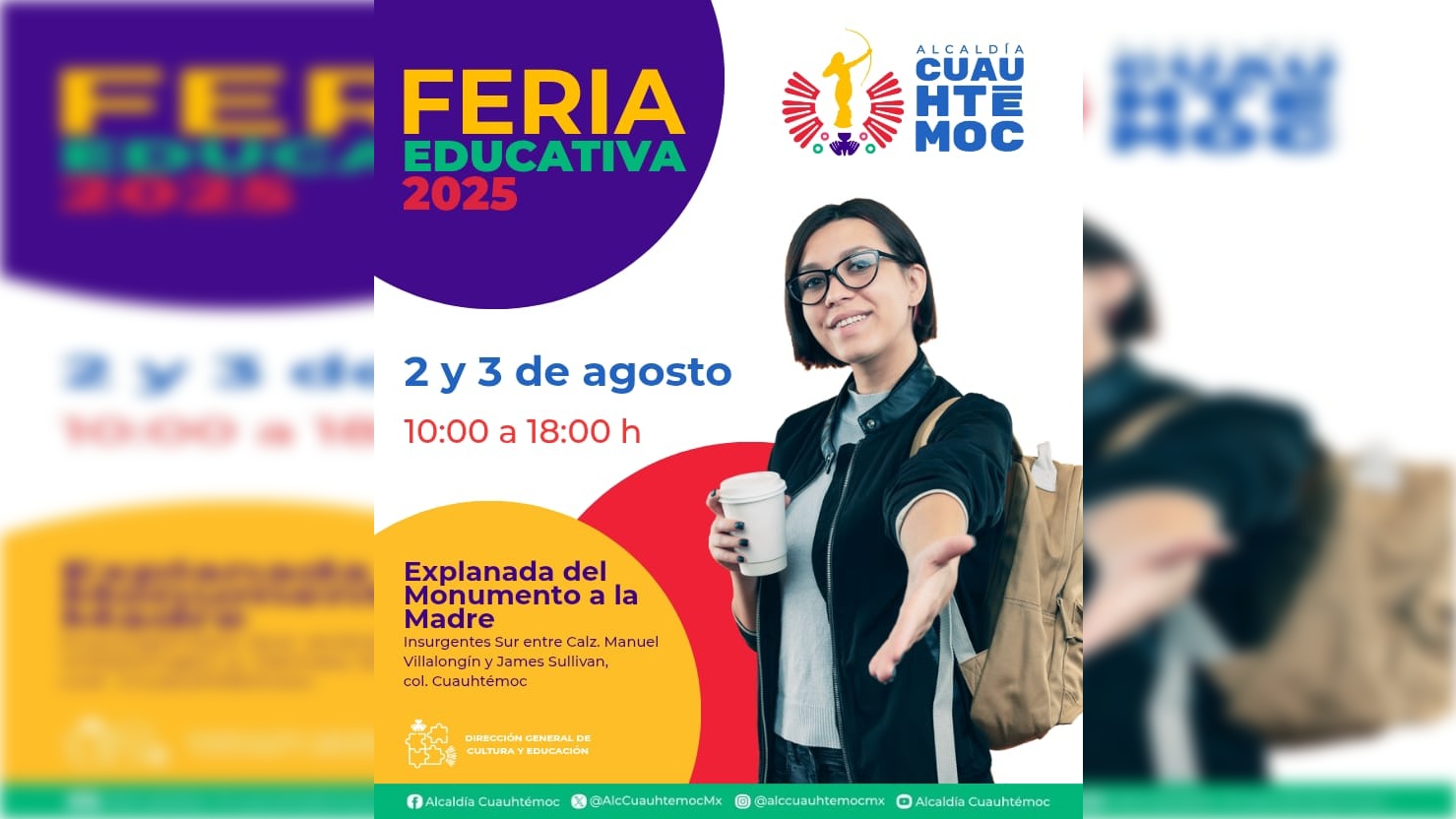 Alcaldía Cuauhtémoc invita a su ‘Feria Educativa 2025’ Alcaldía Cuauhtémoc invita a su ‘Feria Educativa 2025’