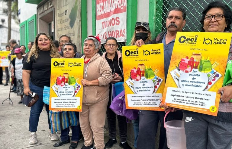 Nueva Aztlán hará este sábado la Primera Colecta de Útiles Escolares y 'Mochilatón'