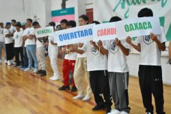 Con la participación de deportistas de distintos estados del país, así como de delegaciones invitadas de Cuba y Venezuela, se puso en marcha esta importante justa deportiva. FOTO: Especial
