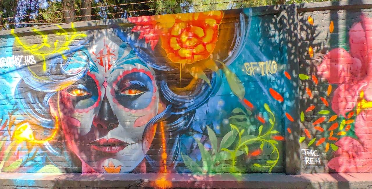 Alcalde Luis Mendoza promueve el arte urbano en el Panteón Xoco Alcalde Luis Mendoza promueve el arte urbano en el Panteón Xoco