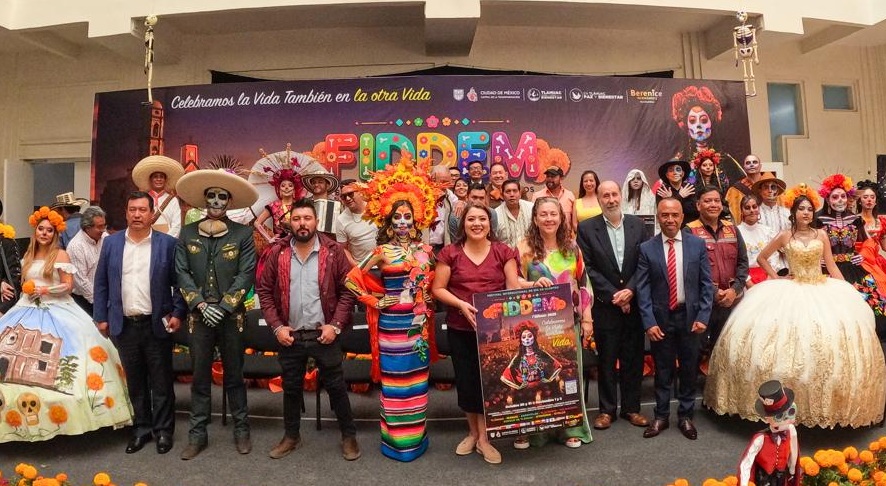 Engalanan con música, cultura y tradición Día de Muertos en Tláhuac Engalanan con música, cultura y tradición Día de Muertos en Tláhuac