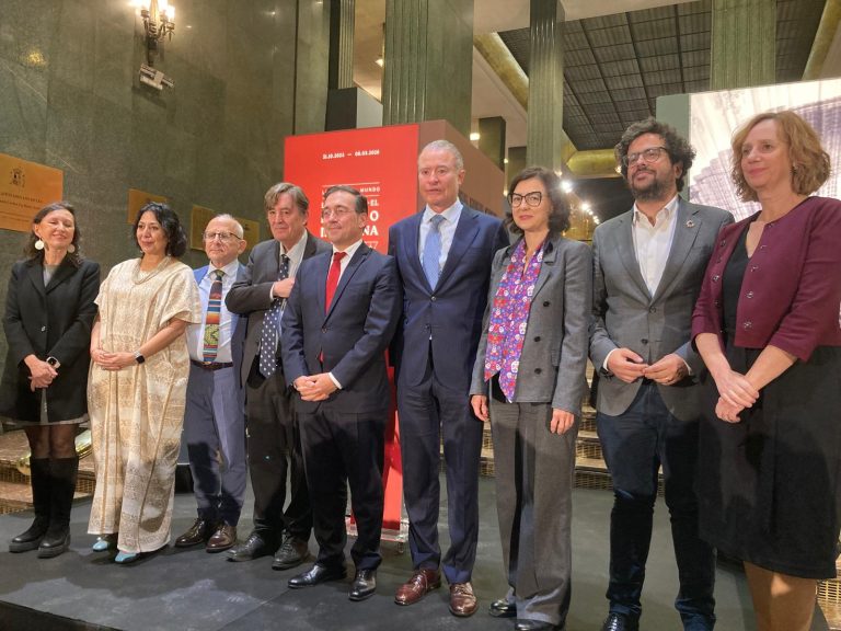 Este viernes 31 de octubre se presentó en Madrid la exposición “La mitad del mundo. La mujer en el México indígena”. Se trata de un proyecto binacional que nace con la aspiración de reforzar los vínculos entre ampos países a través del reconocimiento histórico de las culturas originarias y del papel fundamental de las mujeres en las comunidades indígenas de México. FOTO: Especial