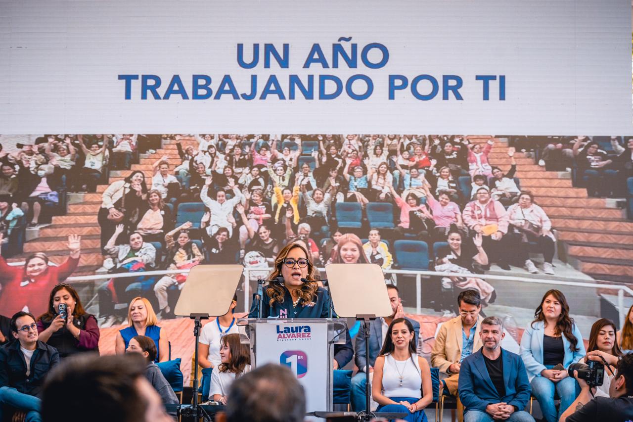 Laura Álvarez presenta primer año de compromisos cumplidos Laura Álvarez presenta primer año de compromisos cumplidos