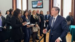 El edil, Giovani Gutiérrez dijo que la Alcaldía Coyoacán esta lista para la Copa del Mundo 2026, que para esa demarcación representa un reto mayor, pues de los 5 millones de personas que visitarán la Ciudad de México en ese contexto futbolístico, 2 millones irán a alguna parte en Coyoacán. FOTO: Especial